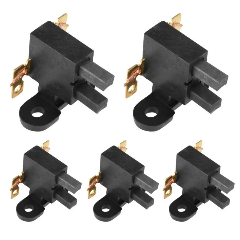 Replacement Carbon Brushes 5pcs Set for 2kw 3kw Generator Model 168F Suitable for Generator Repair and Maintenance