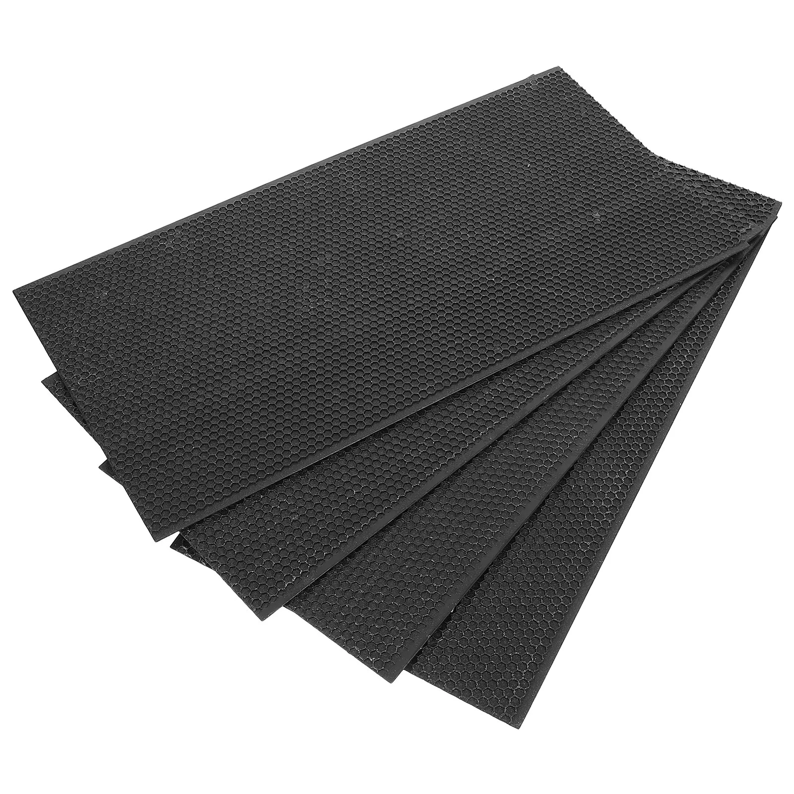 Beehive Frame Wax - 4枚入り 蜜蜂の巣用ワックスコーティングハニカムファンデーションシート 16.7x8.4インチ 高効率天然蜜蝋 養蜂用巣枠育児用