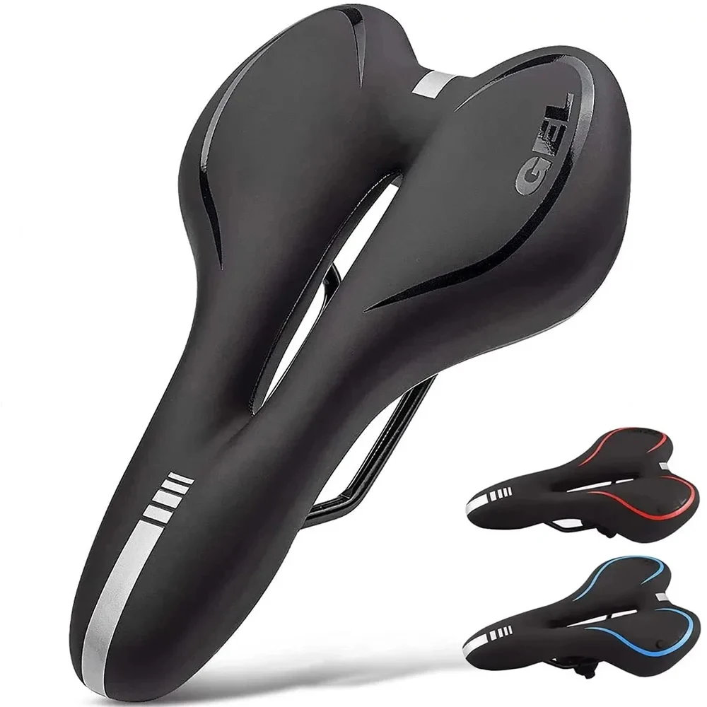 

Велосипедное седло, подушка из силикагеля, противоударное удобное велосипедное сиденье из искусственной кожи, одноместное гоночное велосипедное спортивное тренировочное оборудование