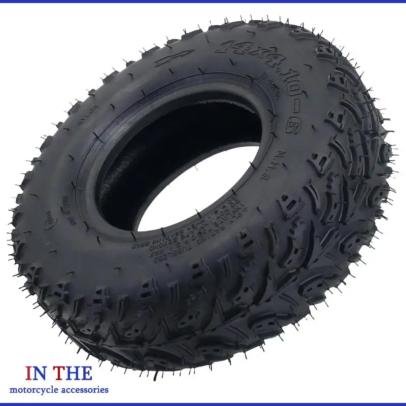 Suitable for ATV kart quad ATV 14x4.10-6 road tires Vacuum tires 6 inch 14x4.10-6 front and rear tires