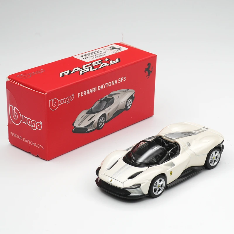 Bburago 1:64 Ferrari Daytona SP3 gegoten modellen auto's speelgoed kinderen cadeau