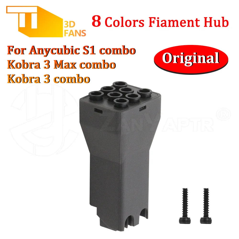 

Для ANYCUBIC KOBRA 3/3 MAX/S1 PRO оригинальная 8-цветная петля FILAMENT для 3D-принтера, запчасти, аксессуары