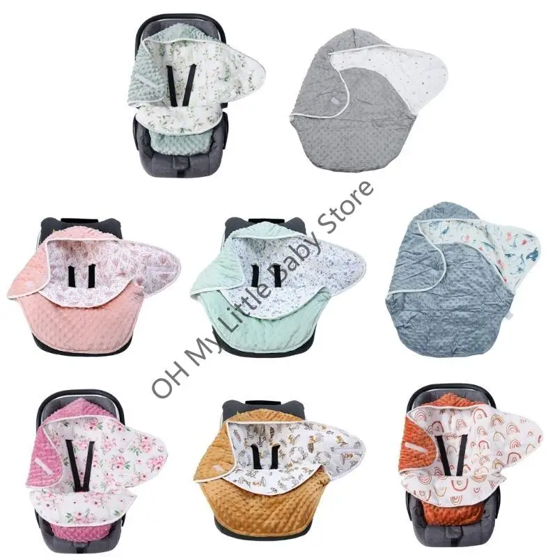 M76C القطن شيالة أطفال لعربات الأطفال ومقاعد السيارة قابلة للغسل في الغسالة لحديثي الولادة بطانية متعددة الوظائف شيالة أطفال