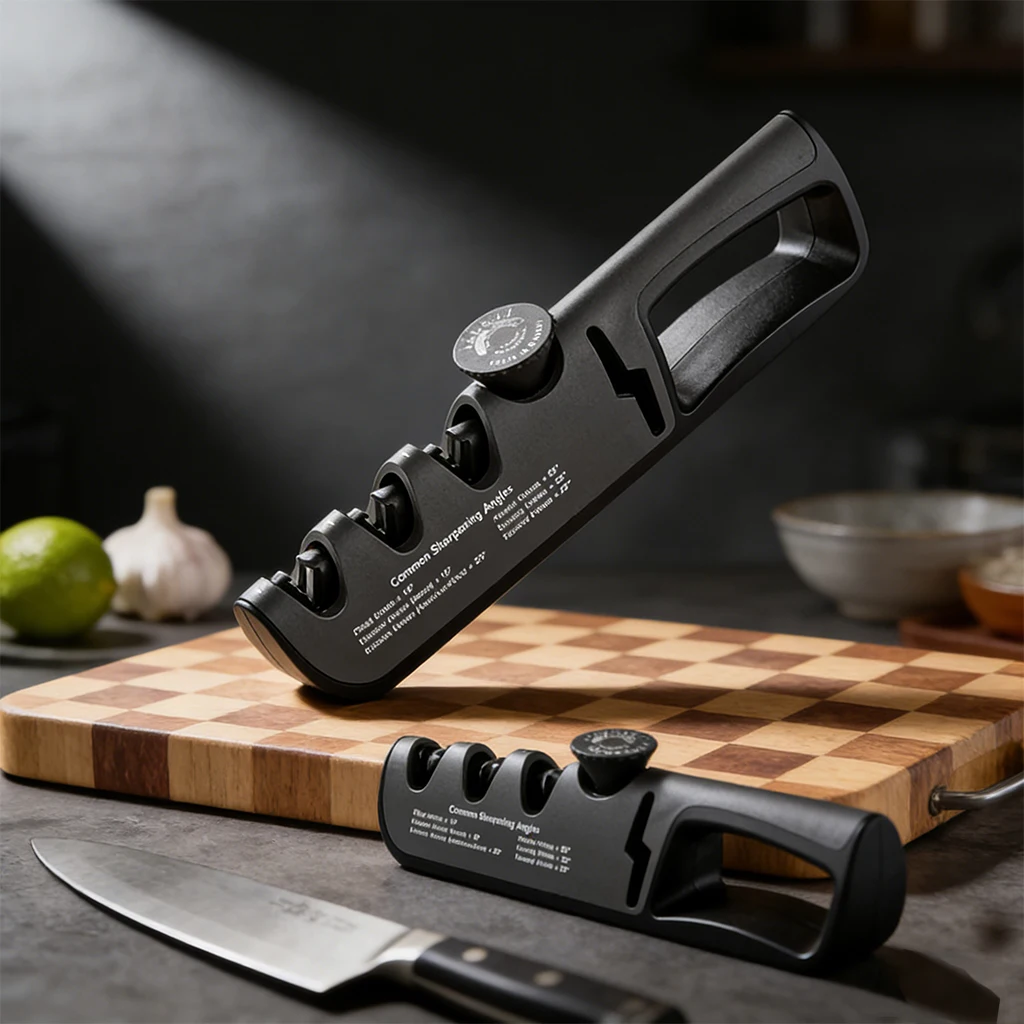 4-in-1 Adjustable Knife Sharpener Tungsten Steel Multi-Function Knife Scissor Sharpener Kitchen Quick Knife Sharpening Tool