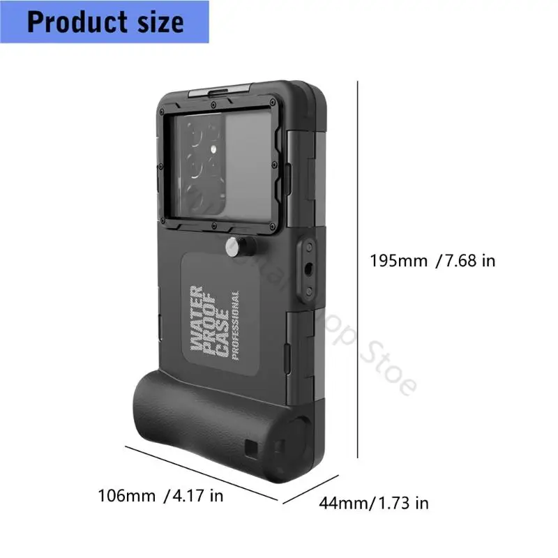 96BA Druckfeste 15 m Unterwasser-Telefonabdeckung für Action-Kameras-Smartphones – Detail 6