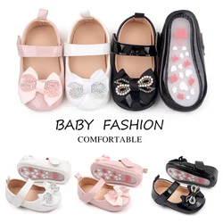 Baby Princess Shoes for 0-1 Years Toddler Girl Cute Bowknot Shoes for Sping and Summer 2023 Newarrival