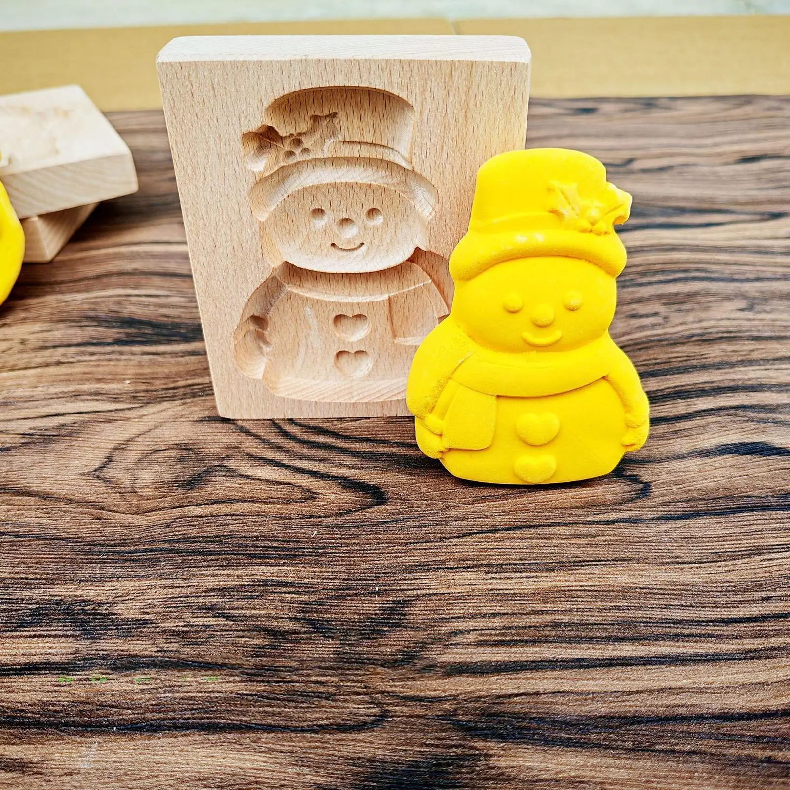 

Деревянные формы для печенья, рождественская елка, Санта-Снеговик, многоразовая форма для праздничного печенья, резак для десерта, инструменты для праздничной вечеринки, песочное печенье