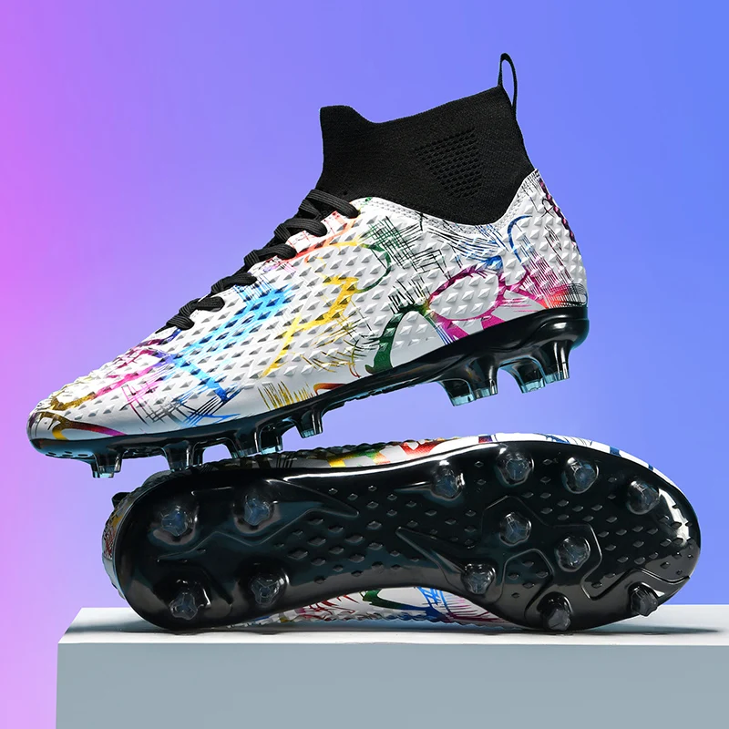 Spiked Comfortable Breathable Competition Soccer Cleats for Training and Matches a pair 31-46