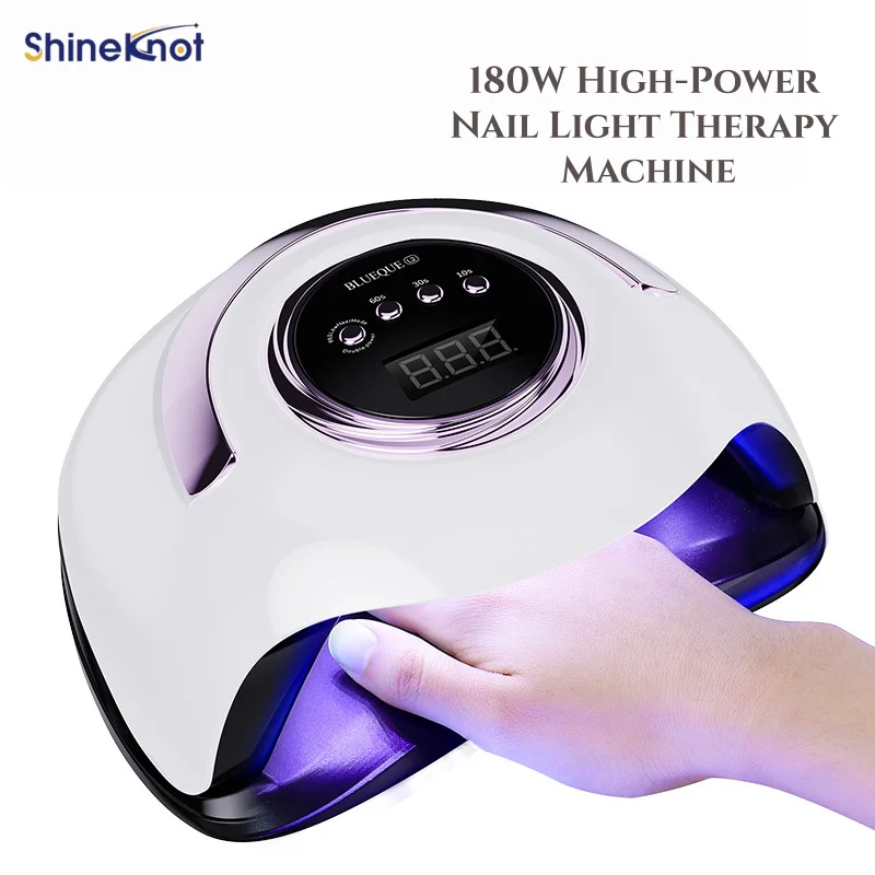 shineknot-180w-high-power-nail-light-therapy-machine-intelligent-led-gel-curing-lamp-nail-drying-instrument-quick-dry-uv-lamp