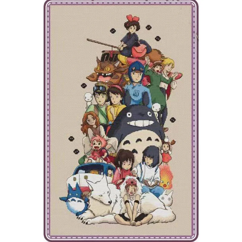 4809 Cross Stitch Kits Sets For Embroidery Cross-stitch Cross Stitch Complete Kit Stich Cross Stitch Set Needle Arts & Craft DIY