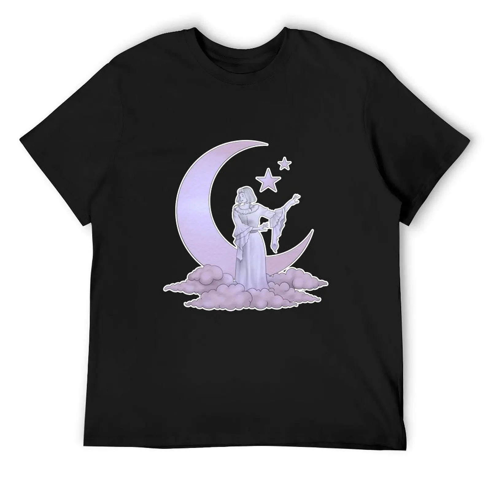 Aurora Aksnes Moon Purple T-Shirt Aesthetic clothing plus size clothes graphic t shirts men t shirt