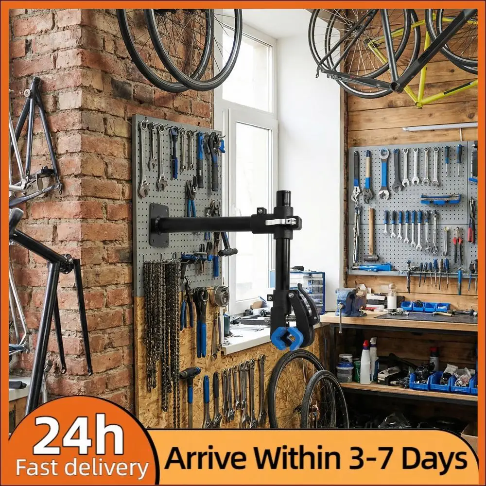 

Bike Repair Stand Wall Mounted Bike Work Stand for MTB Road Bicycles (Straight)