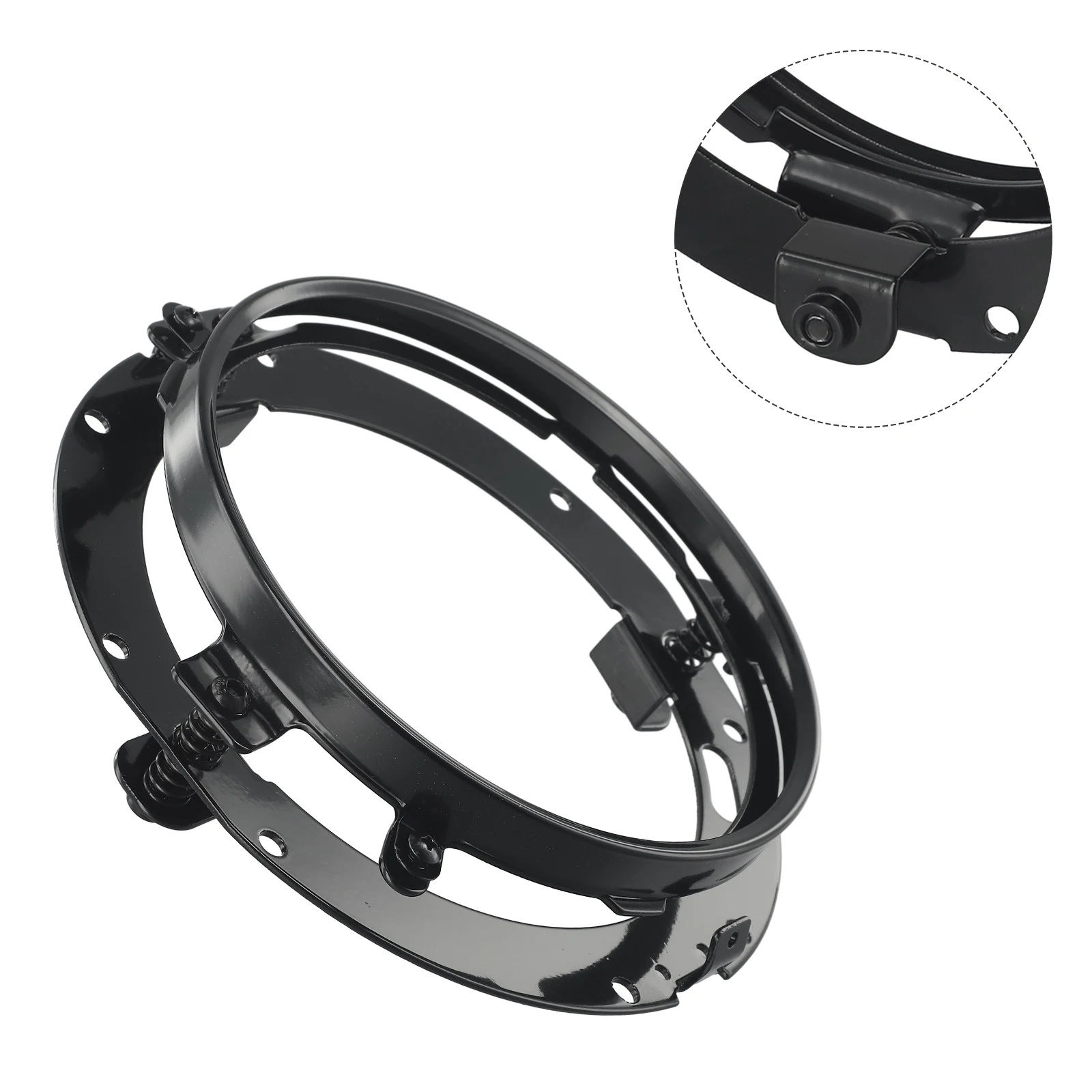 Круглый кронштейн для фар 7-дюймовая подставка Внешний держатель Светодиодные монтажные детали Сменное кольцо Нержавеющая сталь Полезная