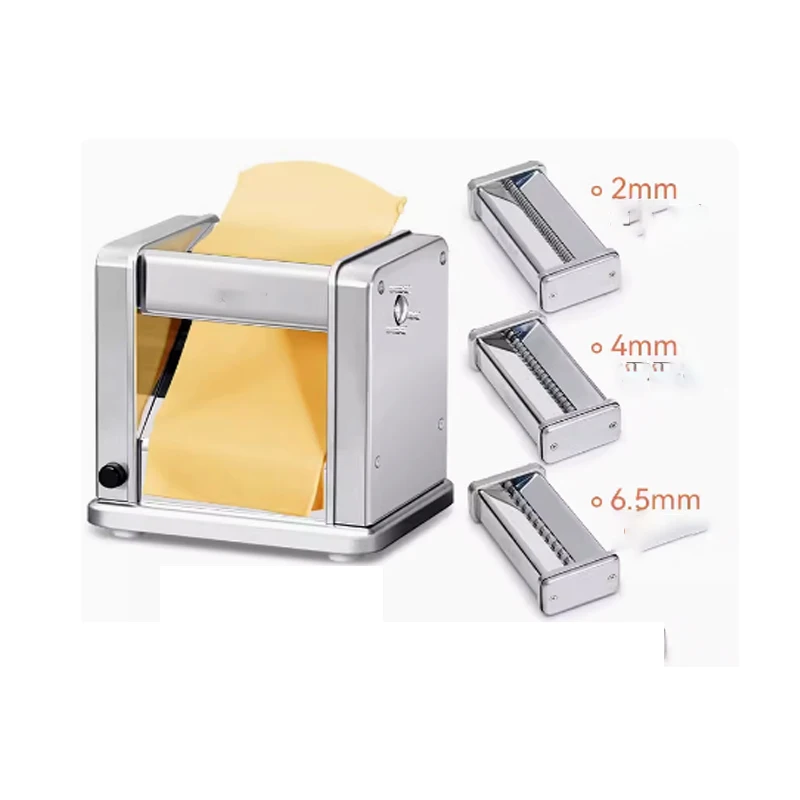 Electric Noodle Machine Noodle Press Machine Commercial Household Pasta Maker Stainless Steel Dumpling Skin Machine