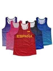 Brand Athletics Tank Top Track Field Singlet Mens Clothing Runnning Speed Fitness Shirt Guys Sleeveless Run Vest Customization