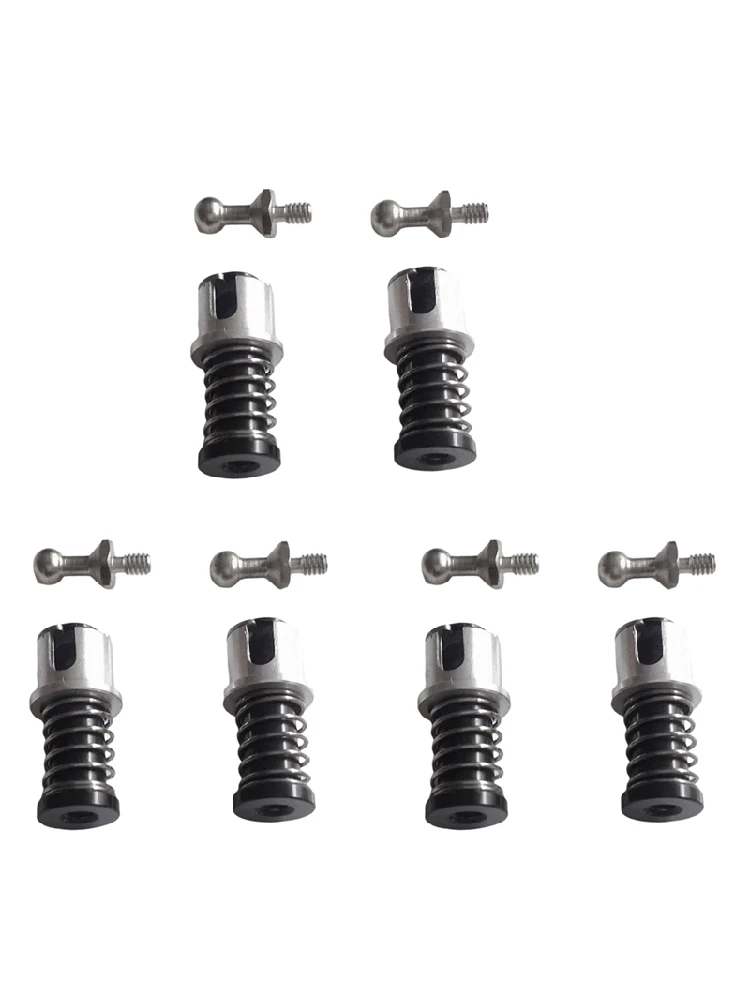 6X Schnellverschluss M3 Spurstangenkopf Verbindungs-Kugelkopf-Endstück Druckstangen-Endverbinder für RC-Modell RC-Boot Auto Flug