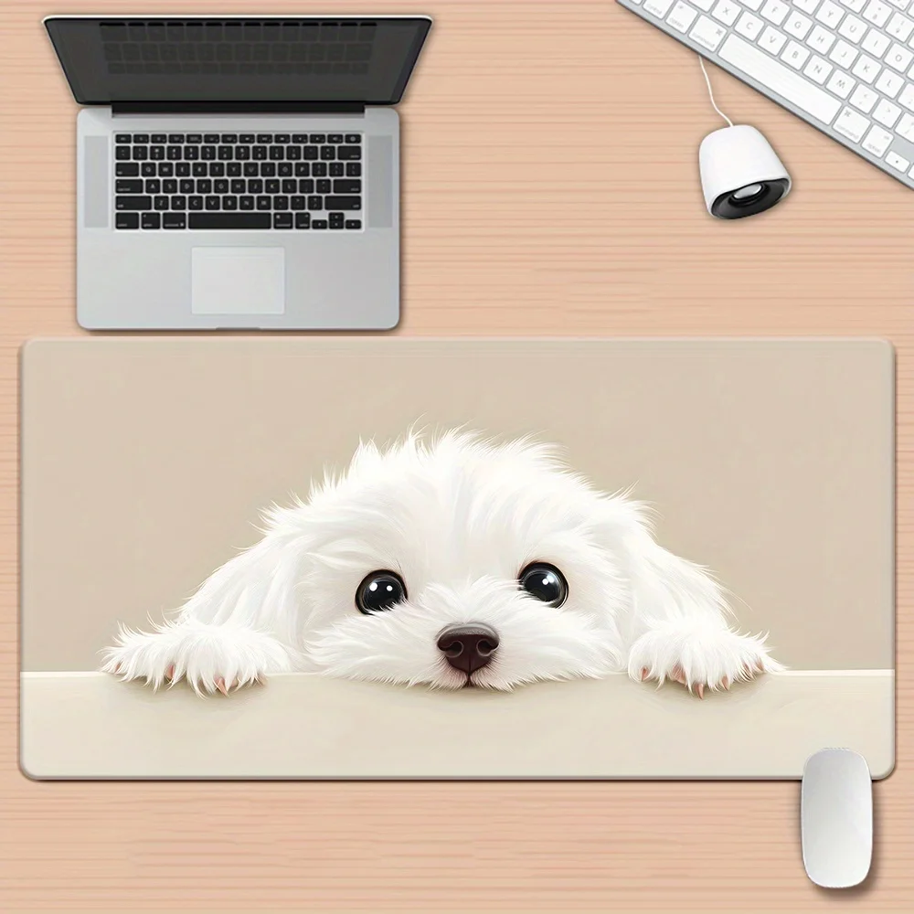 

Desk Mat Gaming Cloth Mouse Pad Large Non Slip Rubber Base for PC Laptop Keyboard Office Desk Setup Gift Accessories Pro