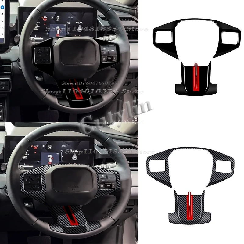 L/RHD for Toyato Rav4 RAV 4 2026 2027ABS Black Steering Button Cover Trim Decoration Panel Switch Sticker Interior Accessories