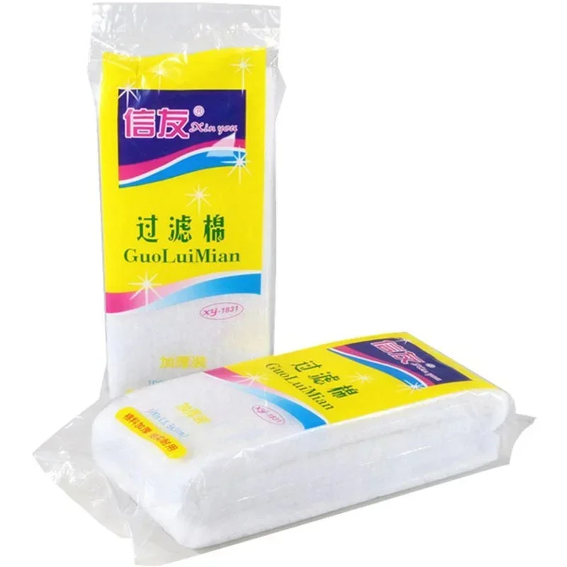 High Quality 100cm White Durable Biochemical Filter Cotton Sponge for Aquarium Fish Tank Biochemical Cotton Foam 1 Pcs