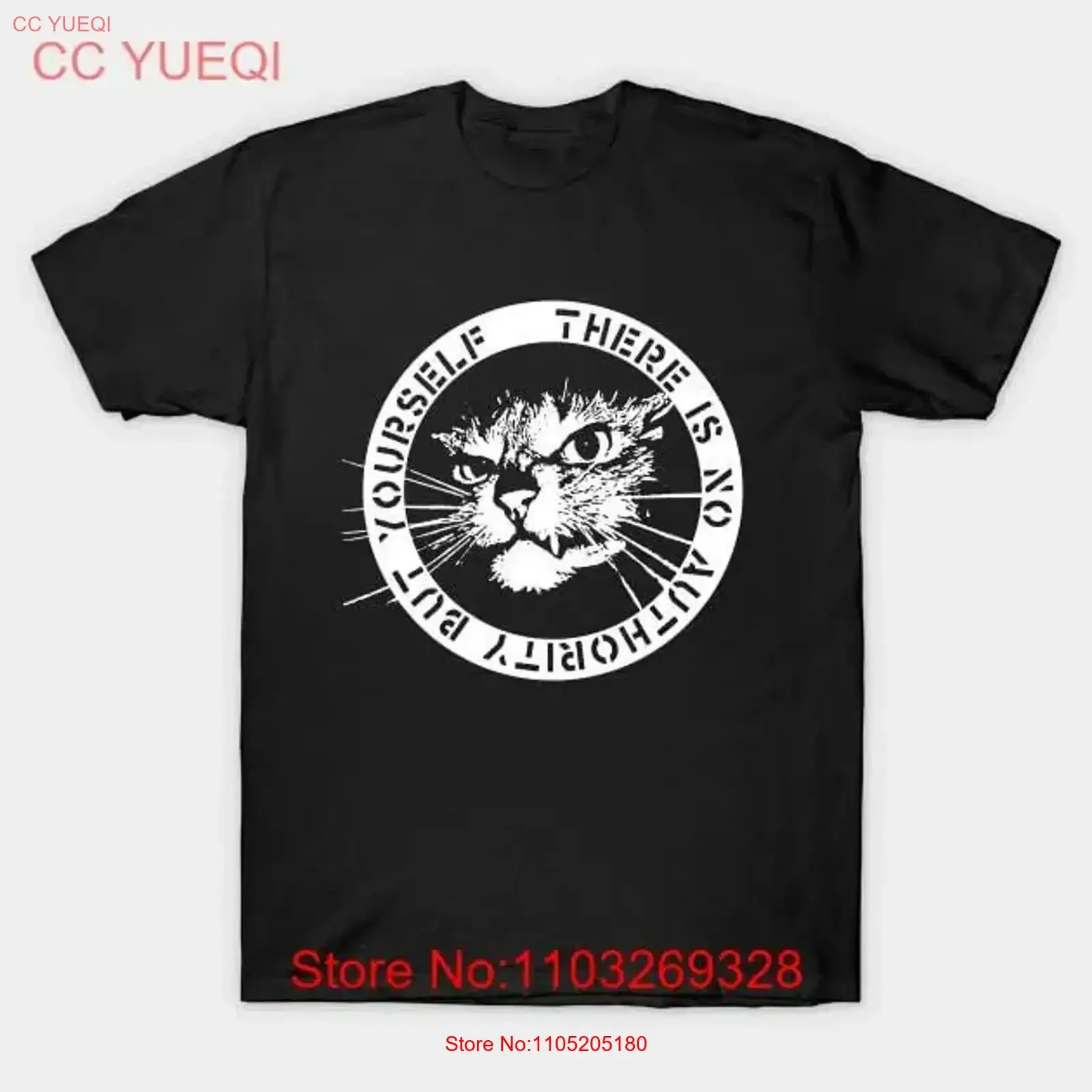 there is no authority but yourself Made in Australia T Shirt S 5XL vintage Washed designer clothes homme Top For Everyday Wear