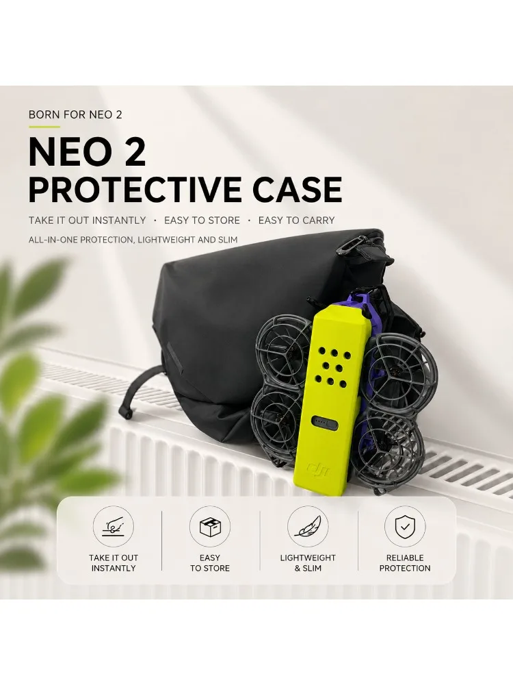 AliExpress SHIQIAN 3in1 For DJI Neo 2 Quick Protective Shell Backpack Hook Fixed Buckle Equipped with Bicycle Mounting Bracket