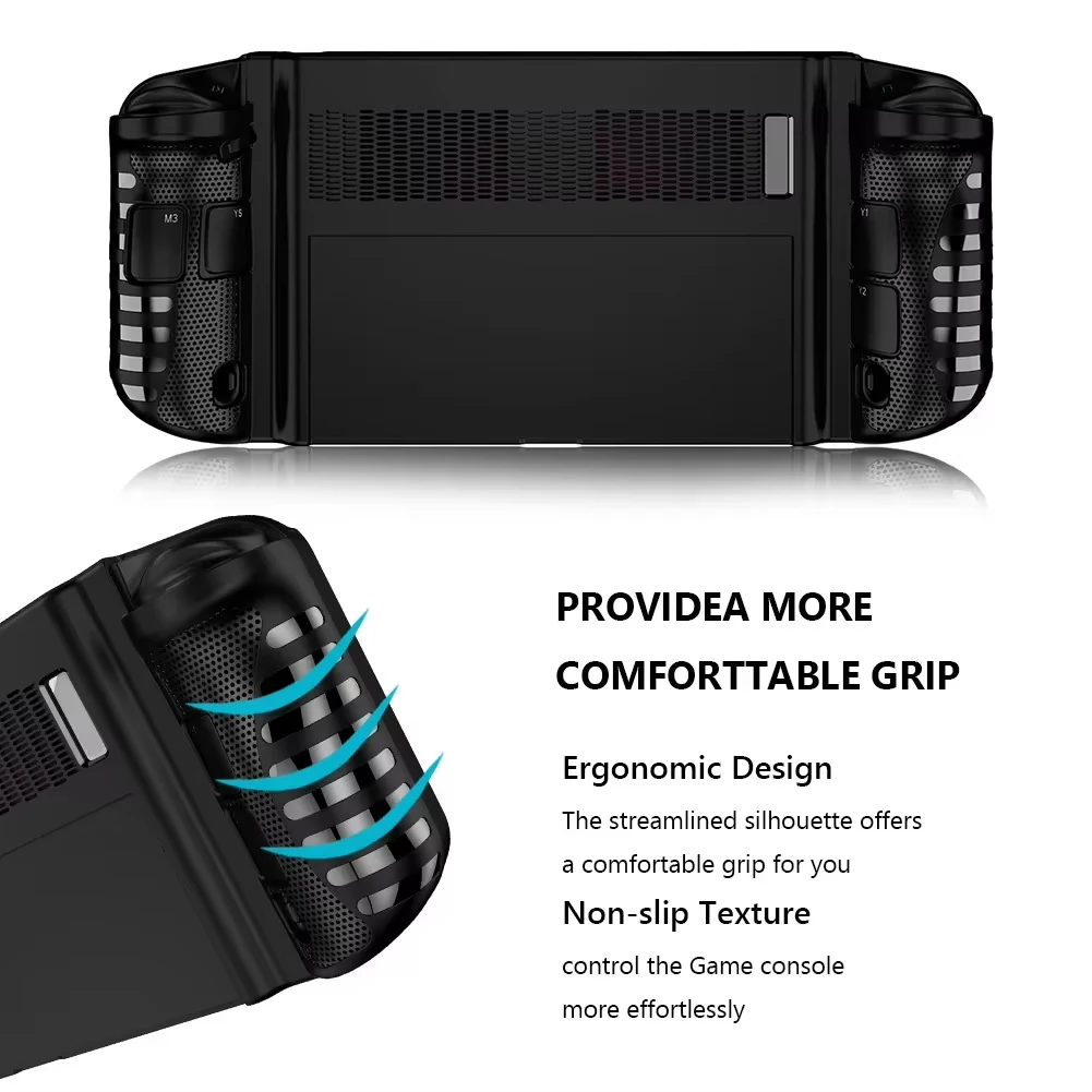 TPU Case Shockproof Protective Case with Stand Drop-proof Protective Cover Anti-slip for Lenovo Legion GO Game Accessories