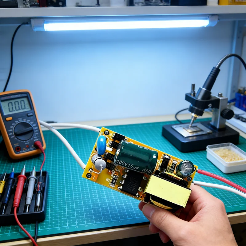 

HUAHUA2026 НОВЫЙ профессиональный светодиодный драйвер питания, излучающий модуль от 3 Вт до 36 Вт с радиатором, стабильная плата питания трансформатораHUAHUA