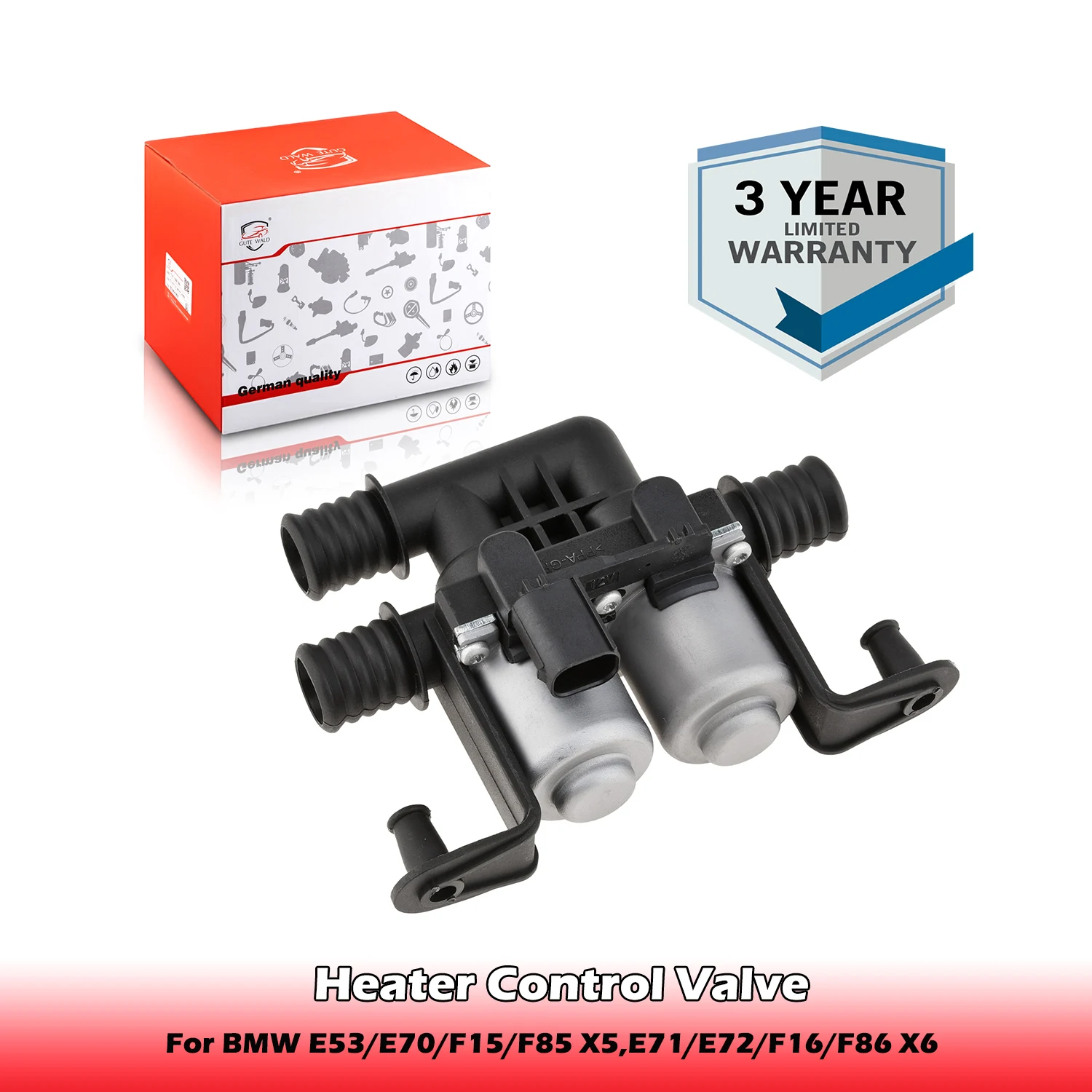 

Engine Coolant Heater Control Valve 64116910544 For BMW E53/E70/F15/F85 X5,E71/E72/F16/F86 X6