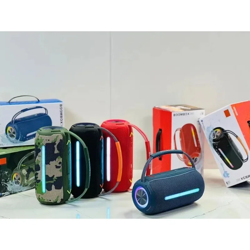 Colorful Lamp Subwoofer Waterproof and Dustproof Bluetooth Speaker Outdoor Professional Mini Party Box Speakers