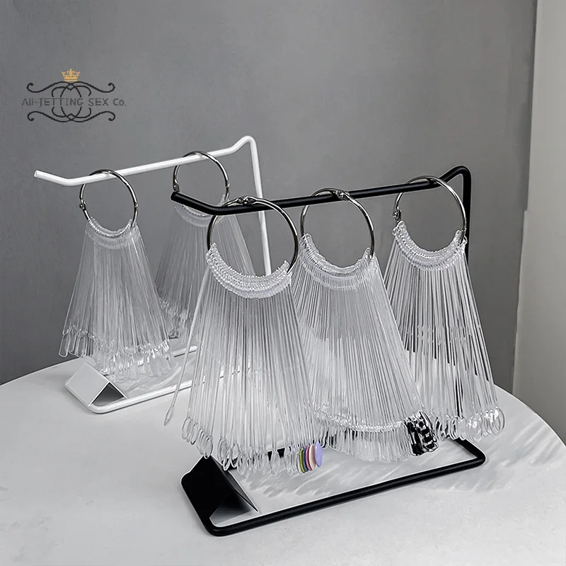 Présentoir de cartes de couleur pour faux ongles, modèle de vernis Gel en forme d'éventail, conseils d'art des ongles, support d'échantillon, Palette de pratique de vernis à ongles