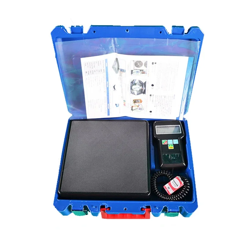 

Digital A/C Refrigerant Charging Scale High-precision Portable Refrigerant Freon Filling Scale with Case Measuring Tool RCS-7040