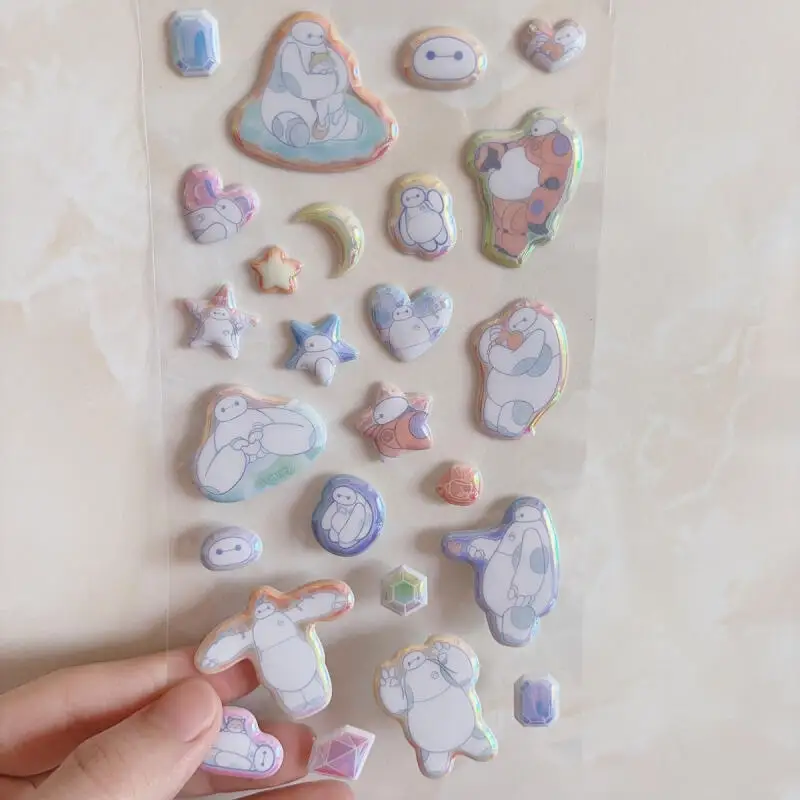 Kawaii ديزني غرزة الحلوى ملصقات الكرتون الإبداعية بوه الدب حساب اليد Diy كوب ملصقات الزخرفية طالب مكافأة الهدايا #4