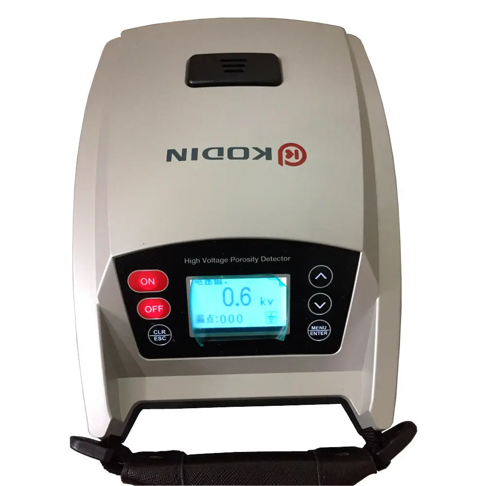 Newest KODIN-6DJ Holiday Detector Meter 0.05m-10mm 0.6KV-30KV Spark Leak Detector KODIN6DJ