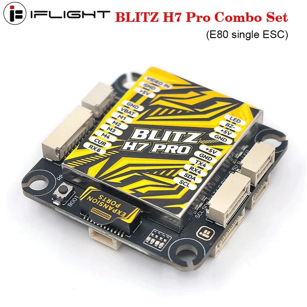 VoltSIFlight BLITZ H7 Pro Combo Set W/ E80 Single ESC 2-8S Supports DShot150/ 300/ 600/ MultiShot /OneShot For RC FPV Freestyle