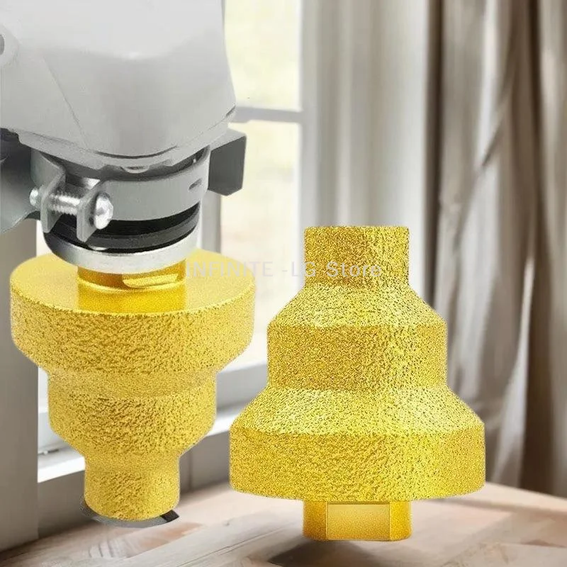 Brocas enrutadoras de chaflán de diamante M10/M14, cortador de azulejos, escariador de hormigón y mármol, herramienta de construcción de coronas de perforación de mampostería