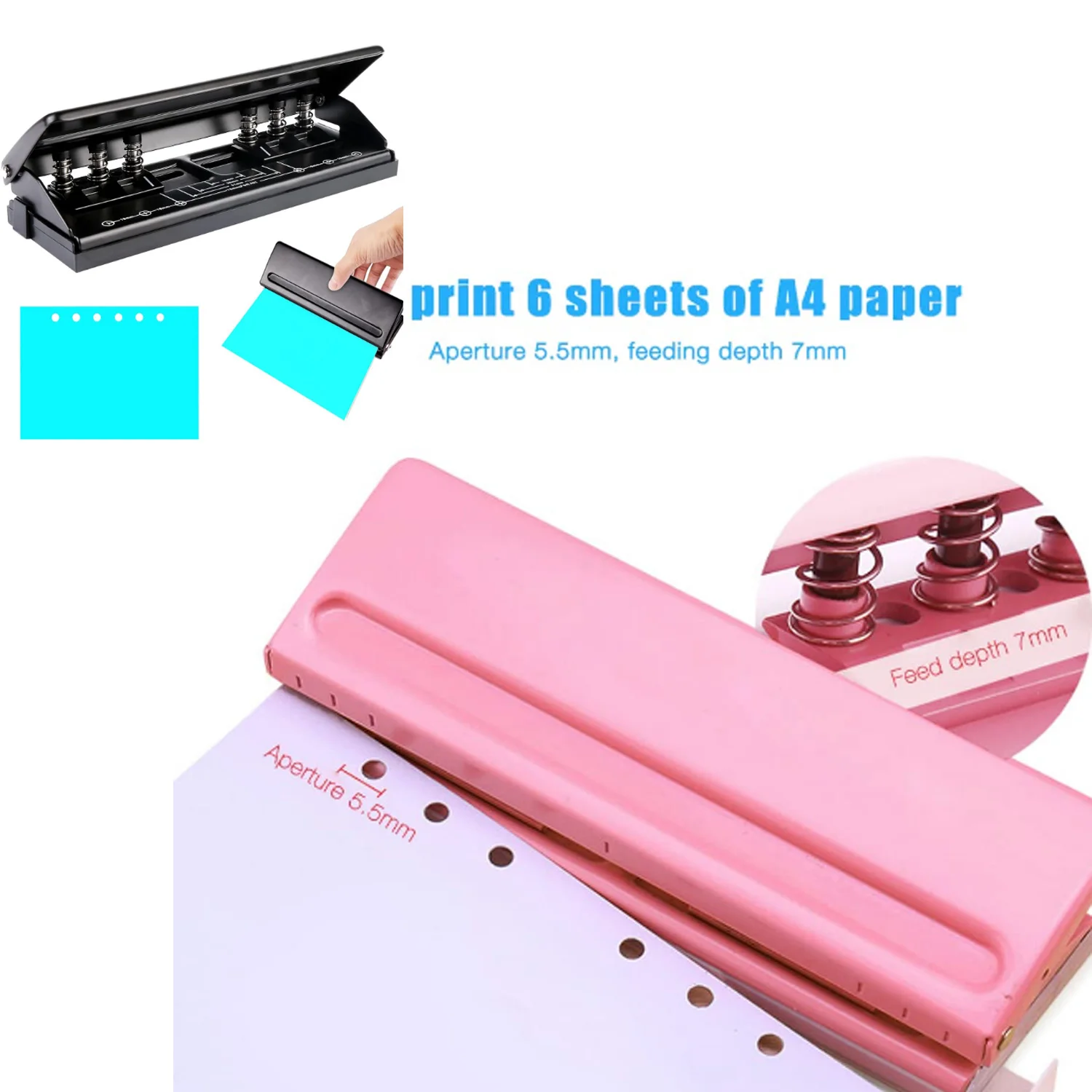 6-Hole Paper Punch … - image