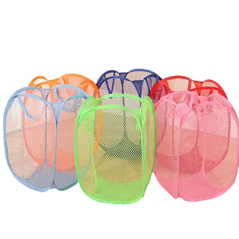 1PC Storage Basket Laundry Basket Collapsible Home Dirty Clothes Basket Organizing Storage Basket Bathroom Convenient Storage