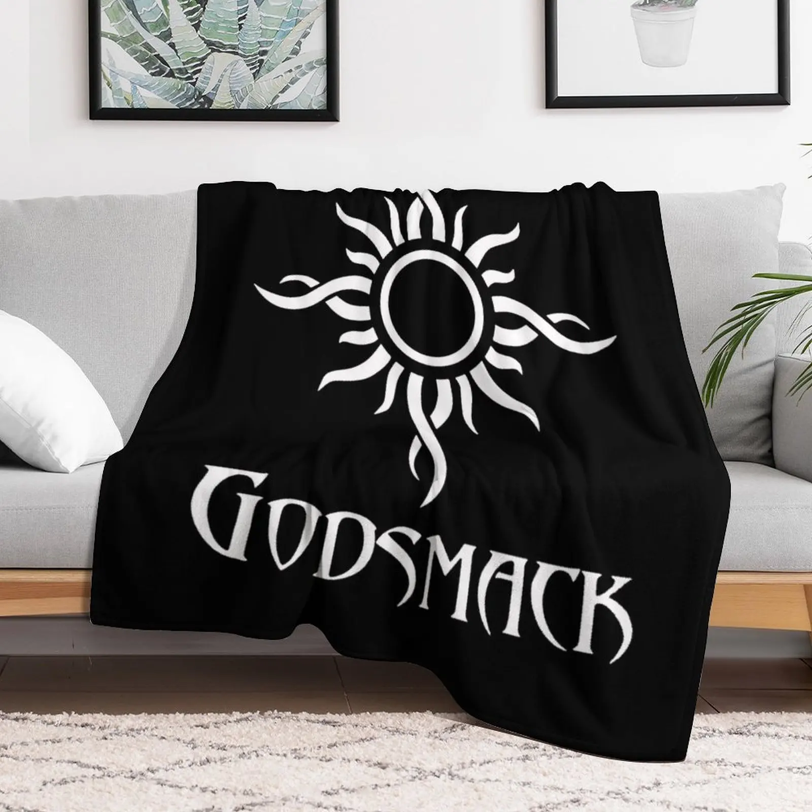 Best Again G-O-D-S-M-A-C-K Hype Merch Throw Blanket