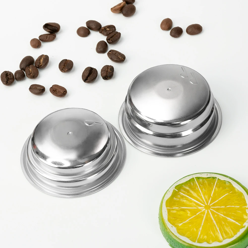 Wiederverwendbare 51 mm Kaffeefilter, Tassen, Espresso-Kaffeefilter, doppelschichtiger Siebträger unter Druck, Filterkörbe, Espresso-Zubehör