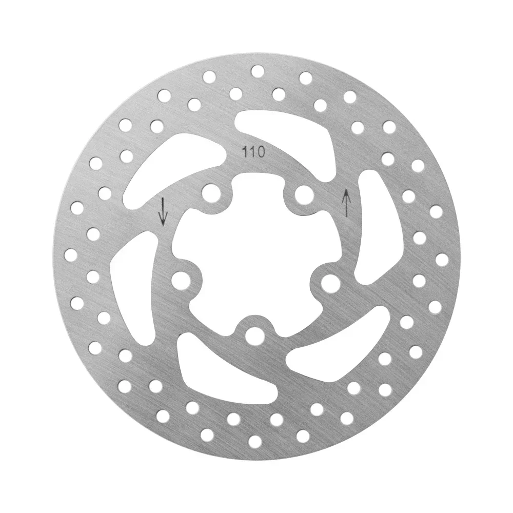 110mm Brake Disc for Ninebot F2 Electric Scooter Front Wheel Stainless Steel Rotor Pad 5 Holes with 5 Screws Replacement Parts