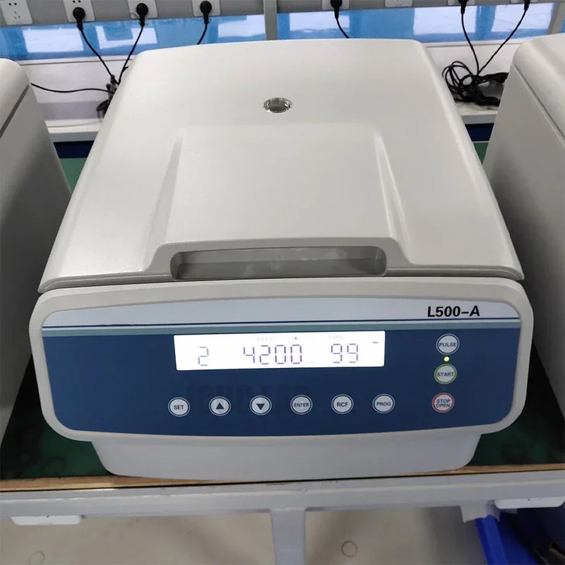 Low Speed Lab Centrifuge Machine Clinical Blood Separator L500-A with Swing Out Bucket Rotor Centrifuga