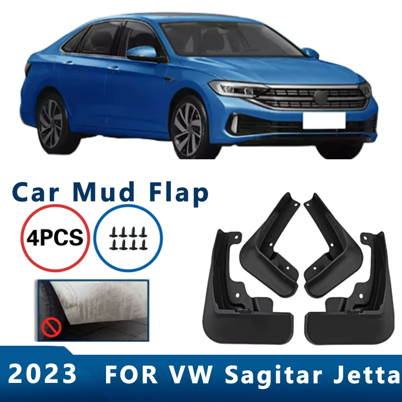 

Mud Flaps Fit for volkswagen Sagitar Jetta 2023 Mudguards Tire Fenders Splash Proof Accessories Wheel Guards 4ps