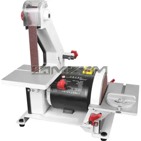 벤치 탑 샌드 폴리싱 머신, 원형 디스크 벨트 그라인더, 샌딩 폴리싱 머신, 220V