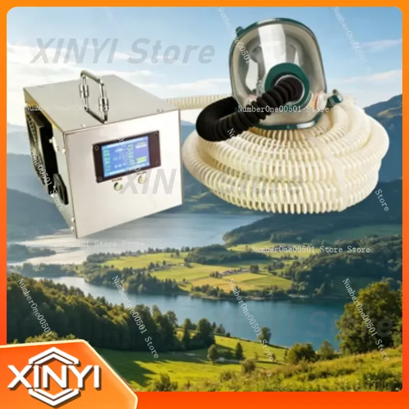 Smart Color Screen Powered Air Purifying Respirator for Respirator Masks for Industrial Use for Dustproof Gas Mask for