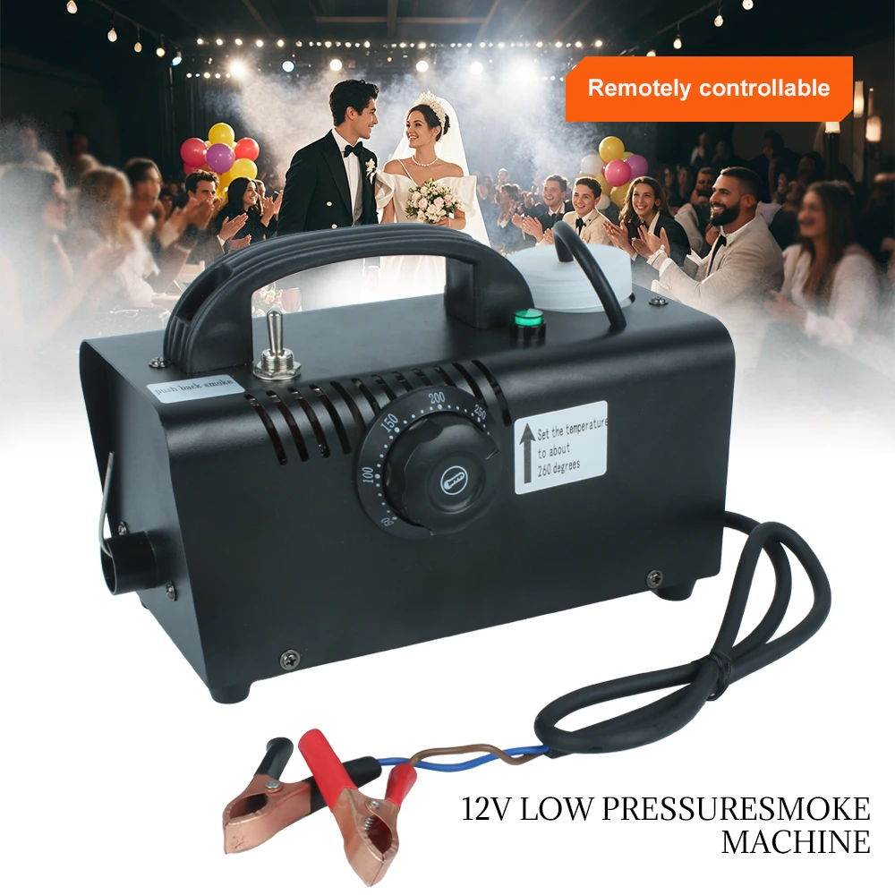 

12V Electric Water Fog Smoke Machine Low Fog Machine Outdoor Camera Auto Car Sprayer for DJ Stage Wedding Music Party