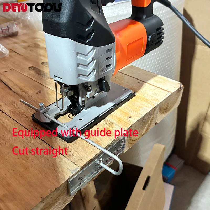 Electric Curve Saw 6-speed Speed Regulation 45 ° Oblique Cutting Automatic Dust Blowing Multifunctional Household Woodworking