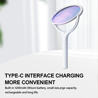 Electric Mosquito Zapper with Extendable Rod - Effective Rotary Pest Killer for Home and Travel