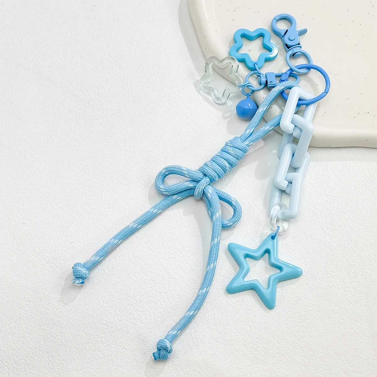 pingente-de-bolsa-feminino-coreano-com-laco-e-estrela-acessorio-multifuncional-chaveiro-charm-para-bolsa-com-sino-versatil-kawaii-doce-estilo-y2k