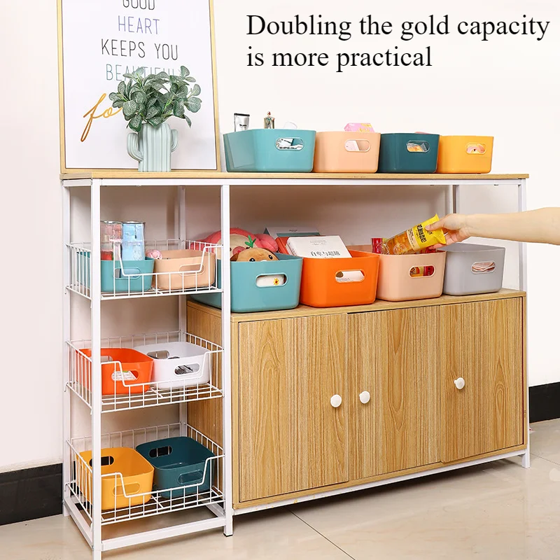 Locker Storage Bins- Simplifying Experience Rectangular Storage Box Desktop Storage Box Plastic Box