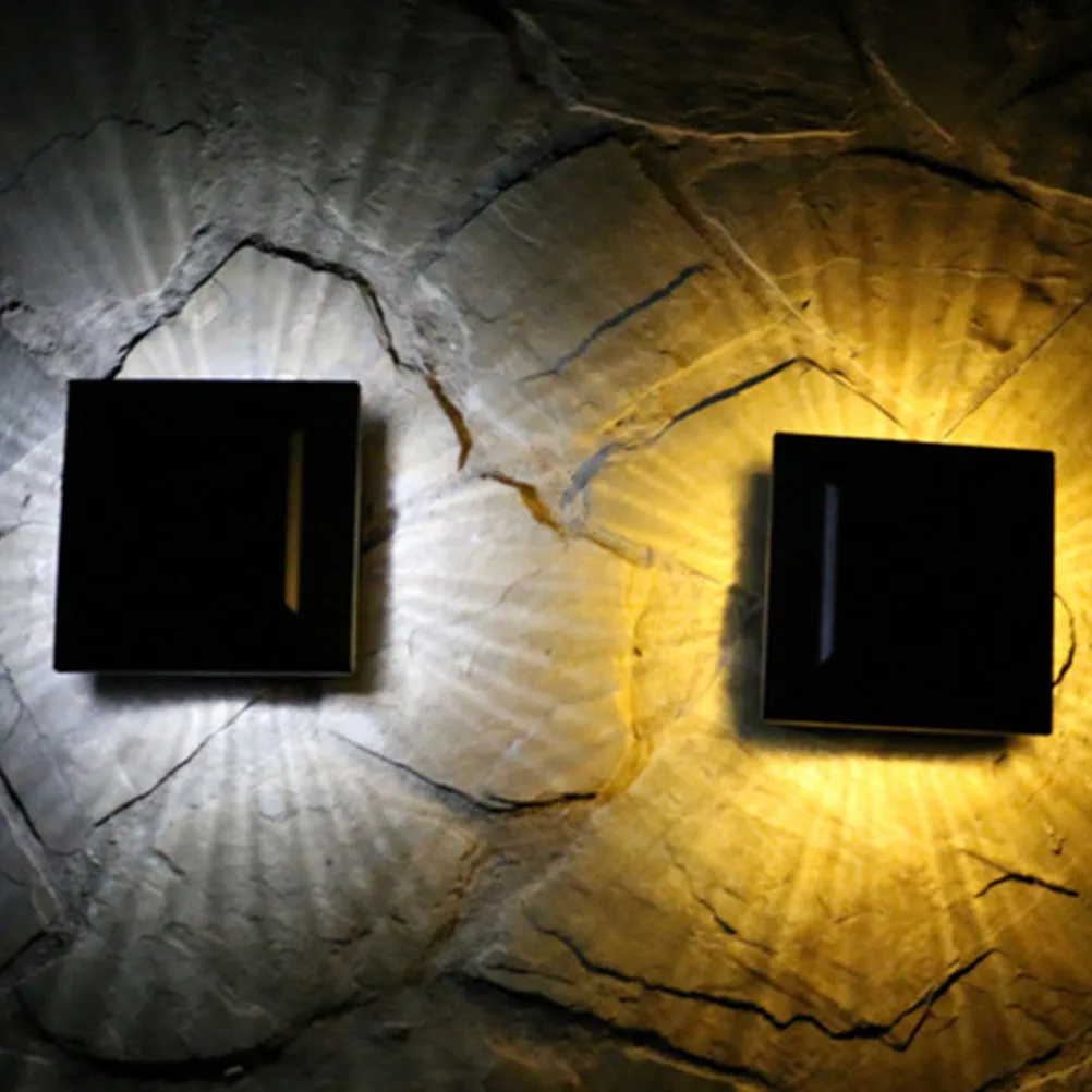 

Солнечные фонари на столбах, перезаряжаемые светодиодные светильники для улицы, сада, патио, колонны, теплый желтый свет